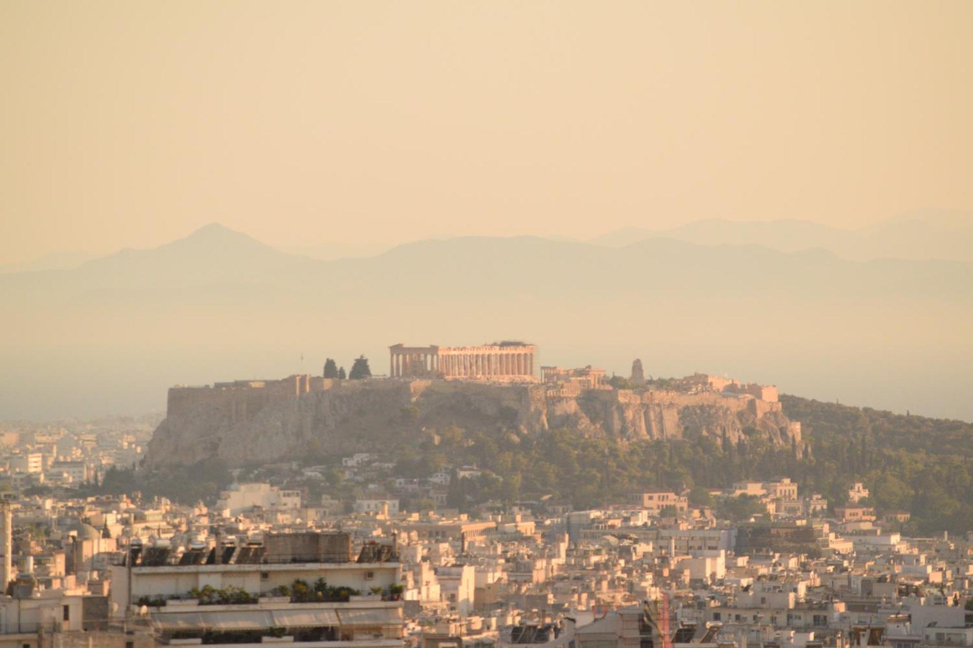 Acropolis Panorama Studio Apartman Athén Kültér fotó